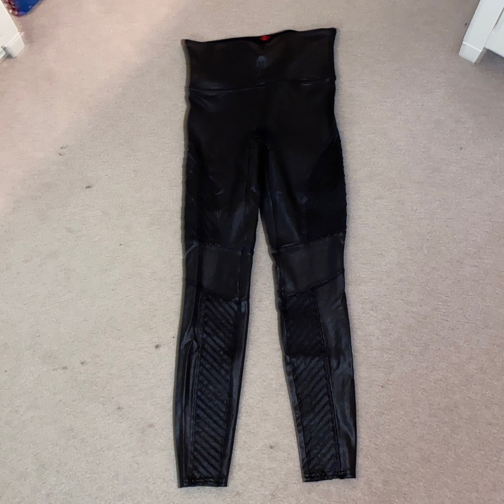 Womens Spanx Leather leggings Moto